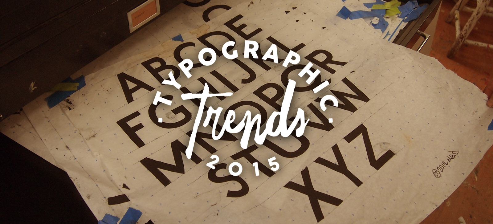 Typography Trend Report 2015