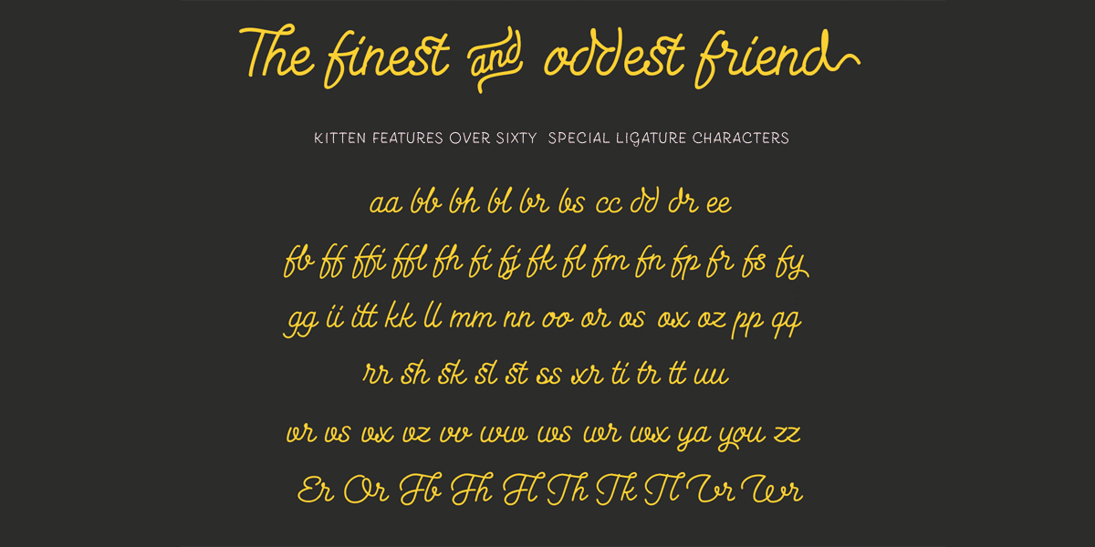 Kitten ligatures